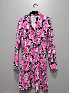 Lilly Pulitzer LOVE Active Dress Party All the Time Luxletic sports wear Medium